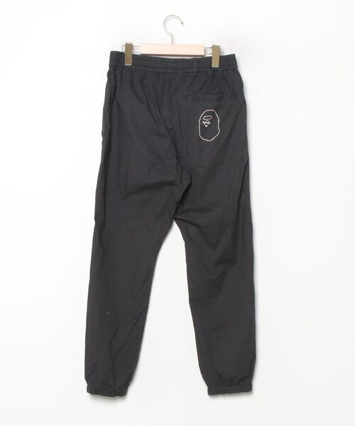 「A BATHING APE」 イージーパンツ MEDIUM ブラック メンズの画像