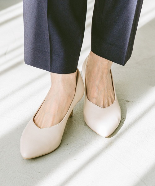 「GLOBAL WORK」 パンプス 24.5cm ブラック系その他 レディース_画像7