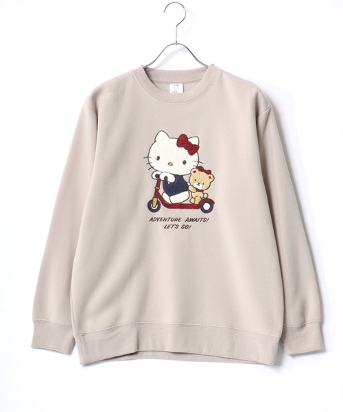 「sanrio」 スウェットカットソー M グリーン レディース_画像6