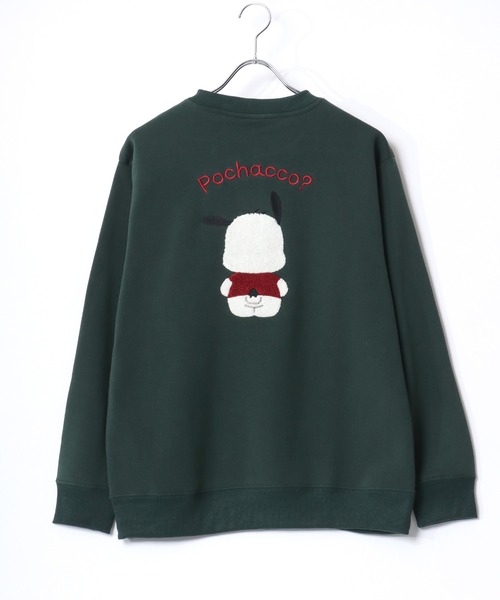 「sanrio」 スウェットカットソー M グリーン レディース_画像9