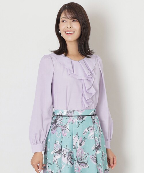 TO BE CHIC（トゥー ビー シック） 長袖ブラウス 42 パープル系その他4 