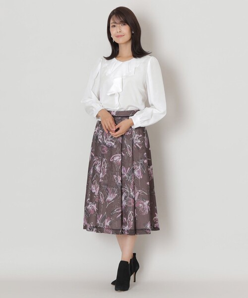 TO BE CHIC（トゥー ビー シック） 長袖ブラウス 42 パープル系その他4 