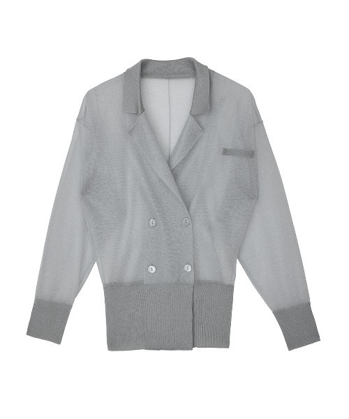 Ameri（アメリ） カーディガン 夏 MEDI JACKET LIKE SHEER CARDIGAN