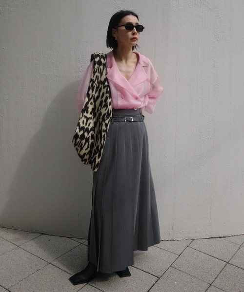 Ameri（アメリ） カーディガン 夏 MEDI JACKET LIKE SHEER CARDIGAN