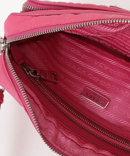 PRADA（プラダ） 三角ロゴ ショルダーバッグ - ピンク レディース