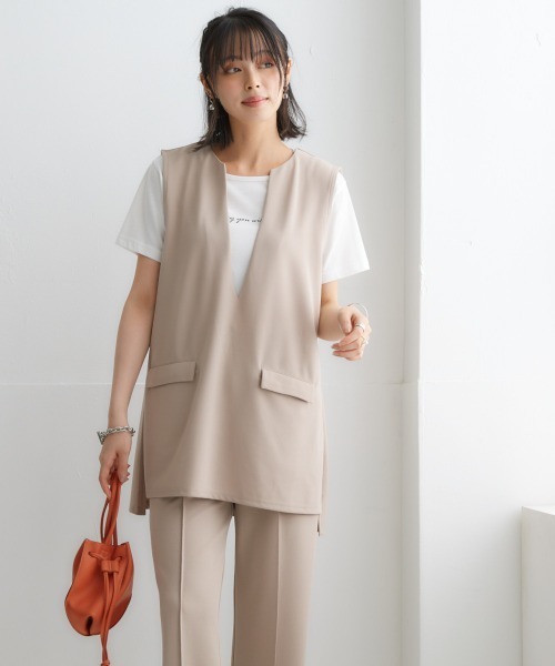 「nissen」 セットアップ 3L ブラック レディース_画像7