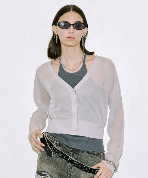 JOSE MOON（ジョゼムーン） カーディガン BI-COLOR MOON KNIT CARDIGAN