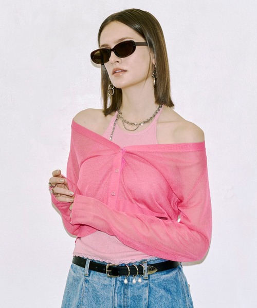 JOSE MOON（ジョゼムーン） カーディガン BI-COLOR MOON KNIT CARDIGAN
