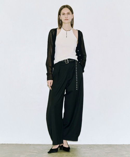 JOSE MOON（ジョゼムーン） カーディガン BI-COLOR MOON KNIT CARDIGAN