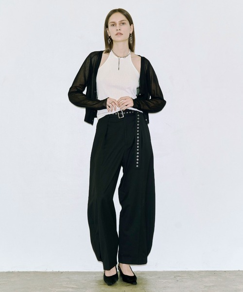 JOSE MOON（ジョゼムーン） カーディガン BI-COLOR MOON KNIT CARDIGAN