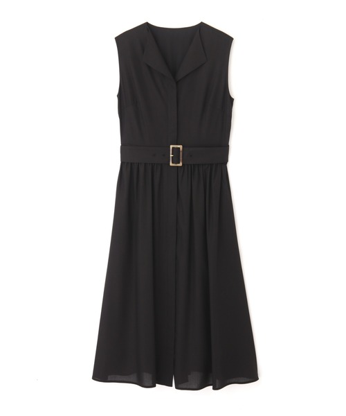 「PROPORTION BODY DRESSING」 ノースリーブワンピース MEDIUM ブラック レディース_画像4