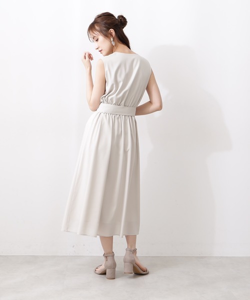 「PROPORTION BODY DRESSING」 ノースリーブワンピース MEDIUM ブラック レディース_画像5