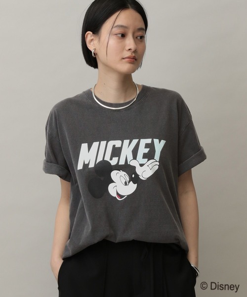「A part by」 半袖Tシャツ FREE チャコールグレー レディース_画像7