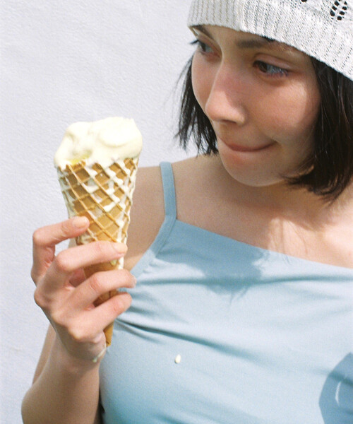 グニフニ♡アイスクリームの着るアクセサリー(短いキャミソール) FREAK'S STORE（フリークスストア） キャミソール : ZOZOTOWN Yahoo!店