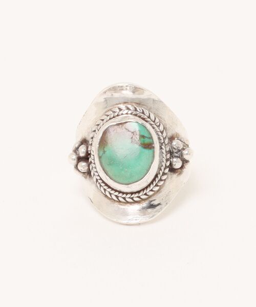 「Indian Jewelry」 リング #14 ブルー メンズ_画像3