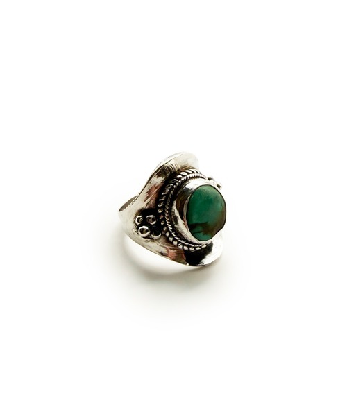 「Indian Jewelry」 リング #14 ブルー メンズ_画像4