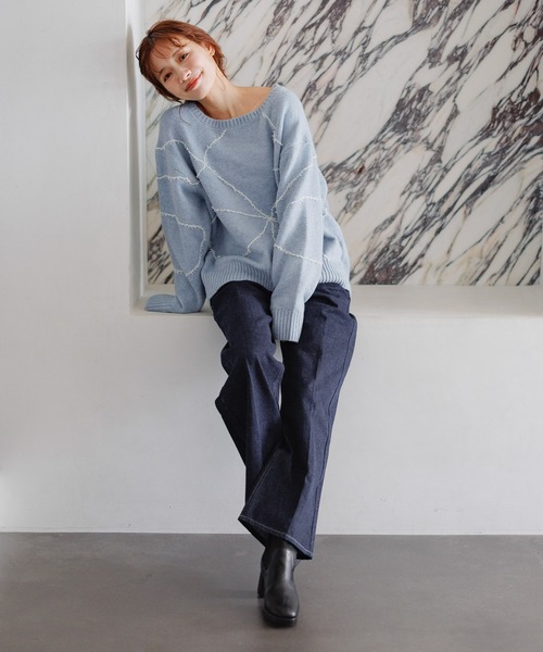「mysty woman」 デニムパンツ SMALL ブラック レディース_画像2