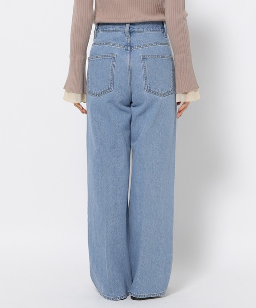 「mysty woman」 デニムパンツ SMALL ブラック レディース_画像8