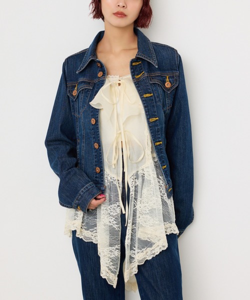 sly HinaYoshihara×sly デニムジャケット SLY スライ HinaYoshihara×SLY デニムジャケット SLY（スライ）の