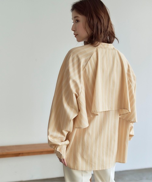 「titivate」 長袖ブラウス M ピンク レディース_画像2