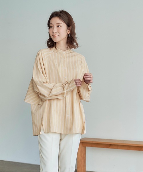 「titivate」 長袖ブラウス M ピンク レディース_画像6
