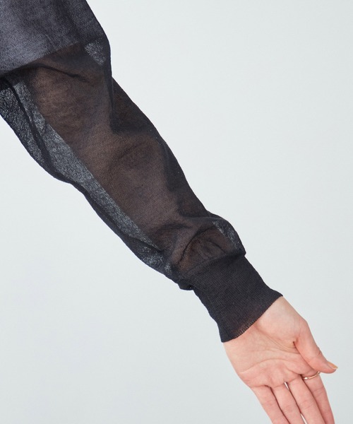 「ROPE'」 ニットカーディガン 38 オレンジ レディース_画像7