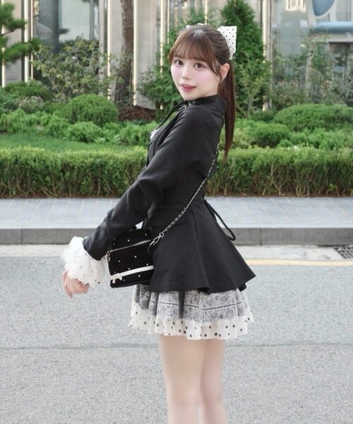 Belle Charme ワンピース 「Belle Charme」Lace Frill Cami Onepiece