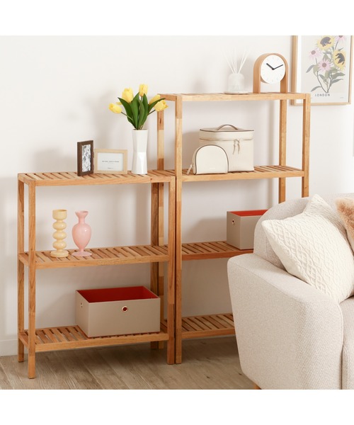 Francfranc（フランフラン） 家具 「W650xH845」ミン シェルフ ワイド