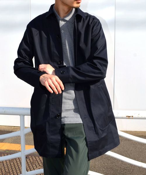 SHIPS ステンカラーコート SU: VENTILE ショップコート2