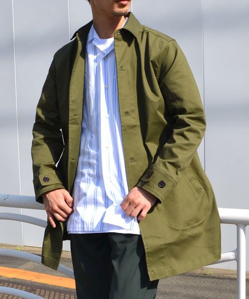 SHIPS VENTILEGEAR ステンカラーコート ベージュ M SHIPS（シップス）の「SU: VENTILE ショップコート2（ステン