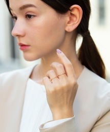 k10 リング　2個セット Jewel closet by L&Co. 指輪 リング K10 2連リング レディース