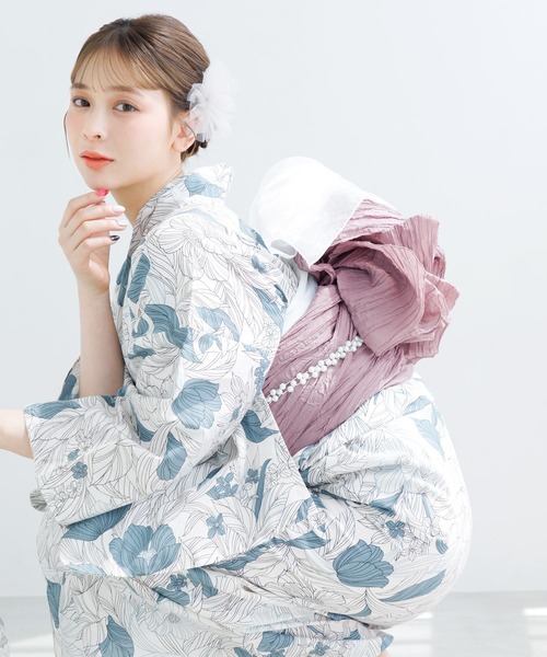 Dita（ディータ） ゆかた 浴衣 1人で着られる浴衣5点セット 和歌山染工