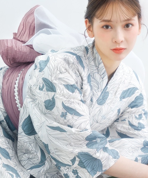 Dita（ディータ） ゆかた 浴衣 1人で着られる浴衣5点セット 和歌山染工