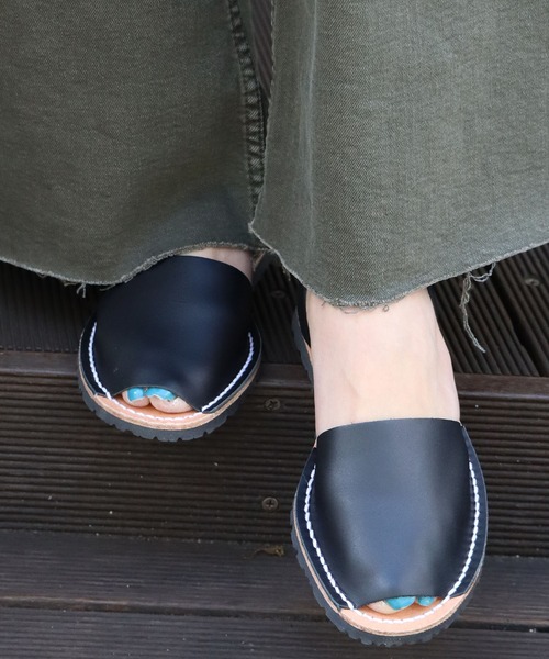 ROOP TOKYO サンダル SLADAN/スラダン LEATHER SANDALS レザー