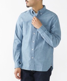 BEAMS ＋シャンブレー　プルオーバーボタンダウンシャツ BEAMS+ シャツ BEAMS PLUS / シャンブレー プルオーバー