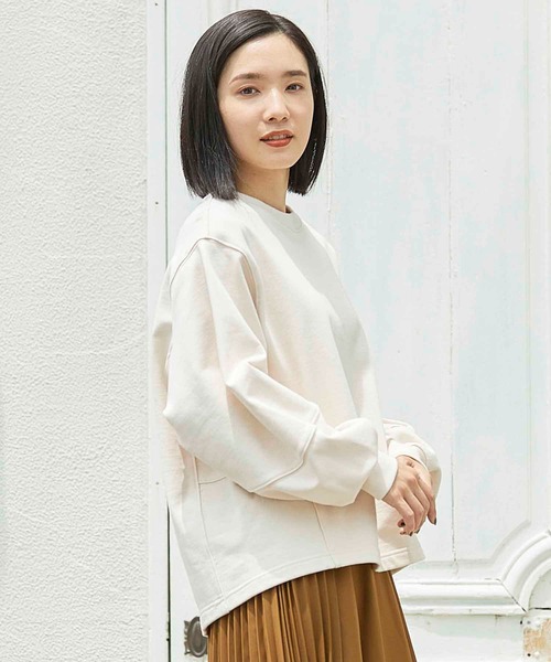 スウェット VOLUME SLEEVE SWEAT TOP ボリュームスリーブ