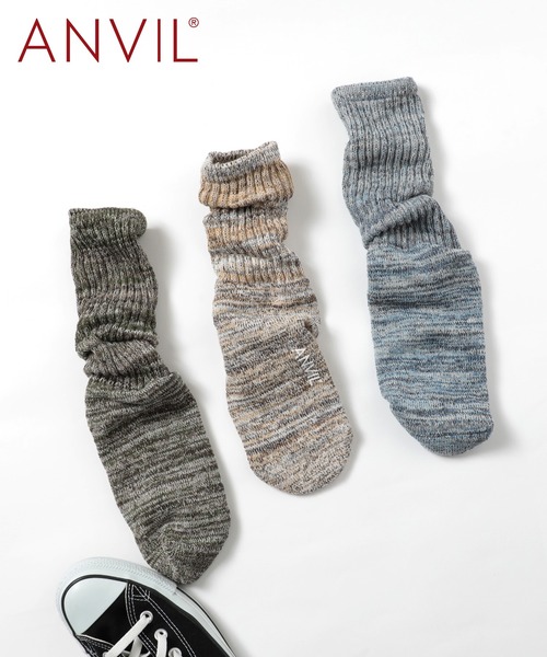 anvil（アンビル） 靴下 「ANVIL」3パック チューブソックス/3P Tube