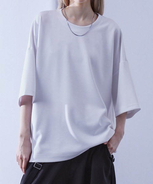 BOTTEGA VENETA ブルー オーバーサイズTシャツ　XS 10519-240818-0017_1.jpg