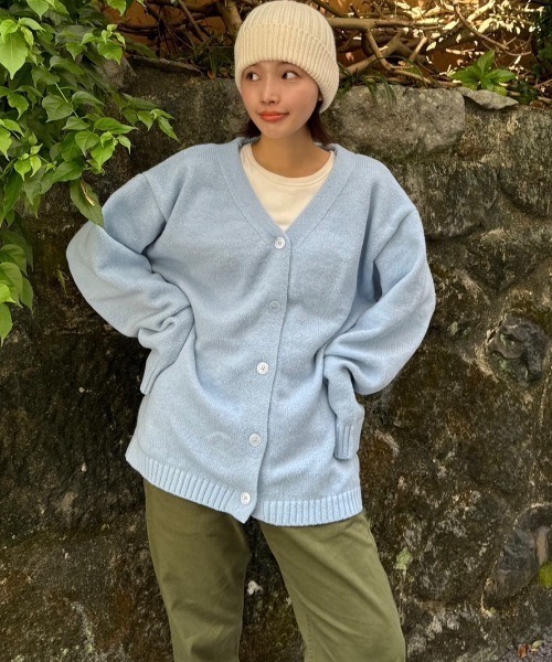 Ada. カーディガン 「上品ふわふわ素材」ロングシーズン着回し抜群