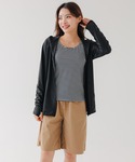 水着 フーデット ラッシュガード付き タンキニ...の詳細画像2