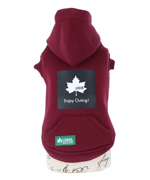 LOGOS（ロゴス） 犬 服 LOGOS/もちのびボックスロゴパーカー