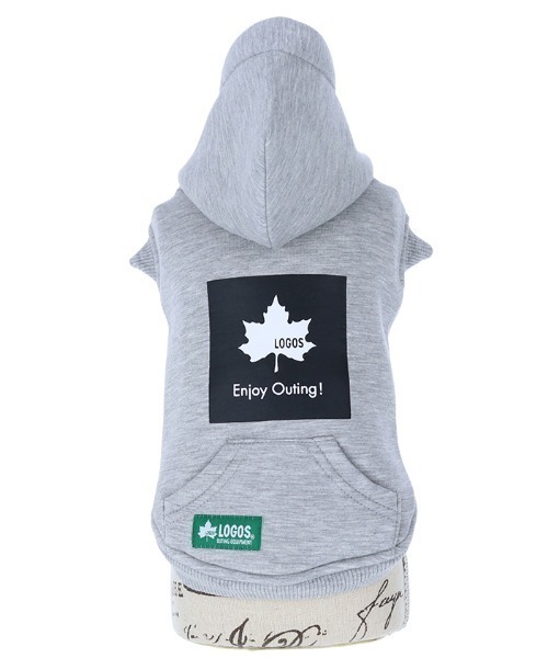 LOGOS（ロゴス） 犬 服 LOGOS/もちのびボックスロゴパーカー