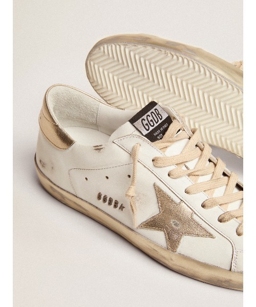 スニーカー SUPER-STAR LEATHER UPPER LAMINATED STAR LETTERING メンズ レディースの画像