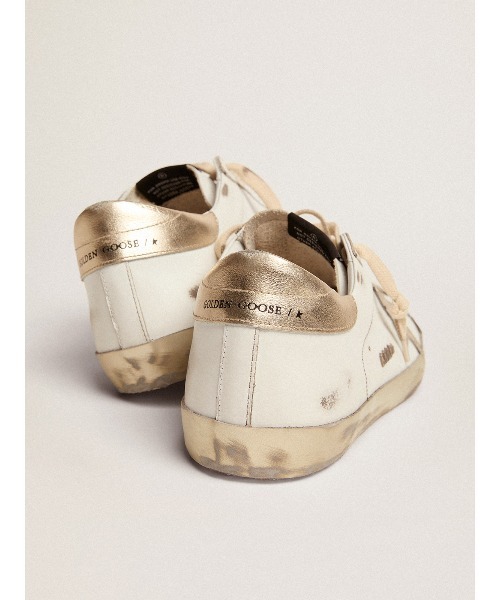 スニーカー SUPER-STAR LEATHER UPPER LAMINATED STAR LETTERING メンズ レディースの画像