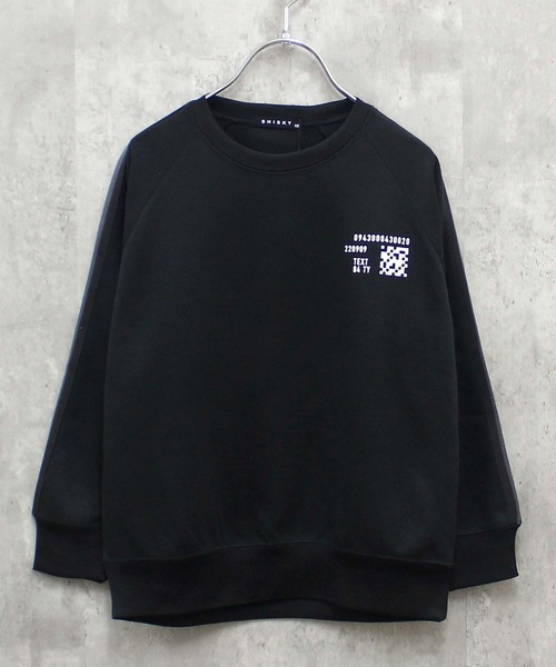 THE CASUAL（カジュアル） トレーナー ダンボールニット 4本ライン BIG