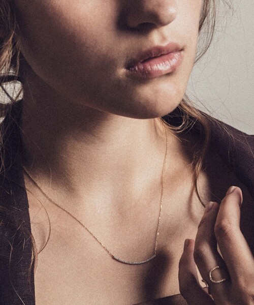 ete bijoux（エテ ビジュー） ネックレス K18YG パーティクル バイ