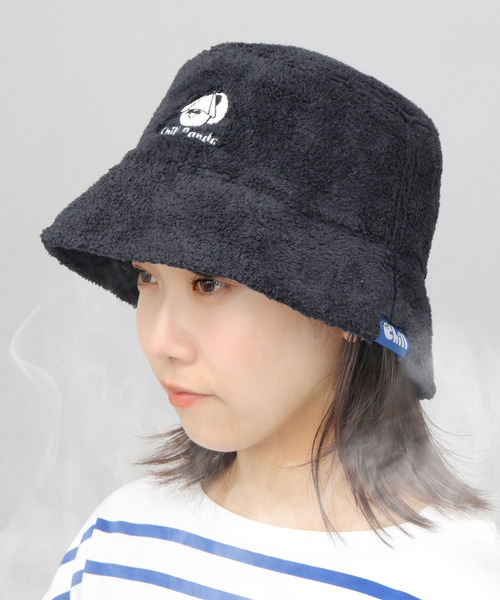 A.M.S. 帽子 ハット Chill Panda（チルパンダ） 肉厚パイル バケット
