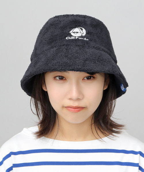 A.M.S. 帽子 ハット Chill Panda（チルパンダ） 肉厚パイル バケット