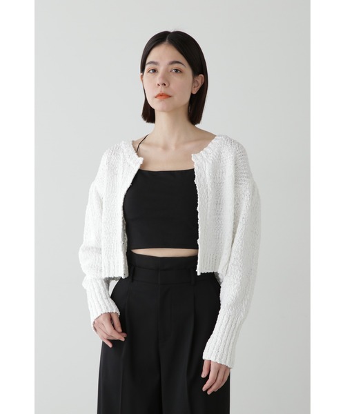 JILLSTUART - 2024SSJILLSTUARTリリアンショートカーディガン JILL STUART カーディガン コットンヤーンショートカーディガン