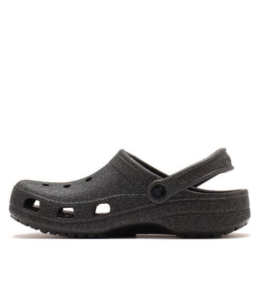crocs 黒ラメブラック・グリッター M6/W8 crocs 黒ラメブラック・グリッター M6/W8 - メルカリ